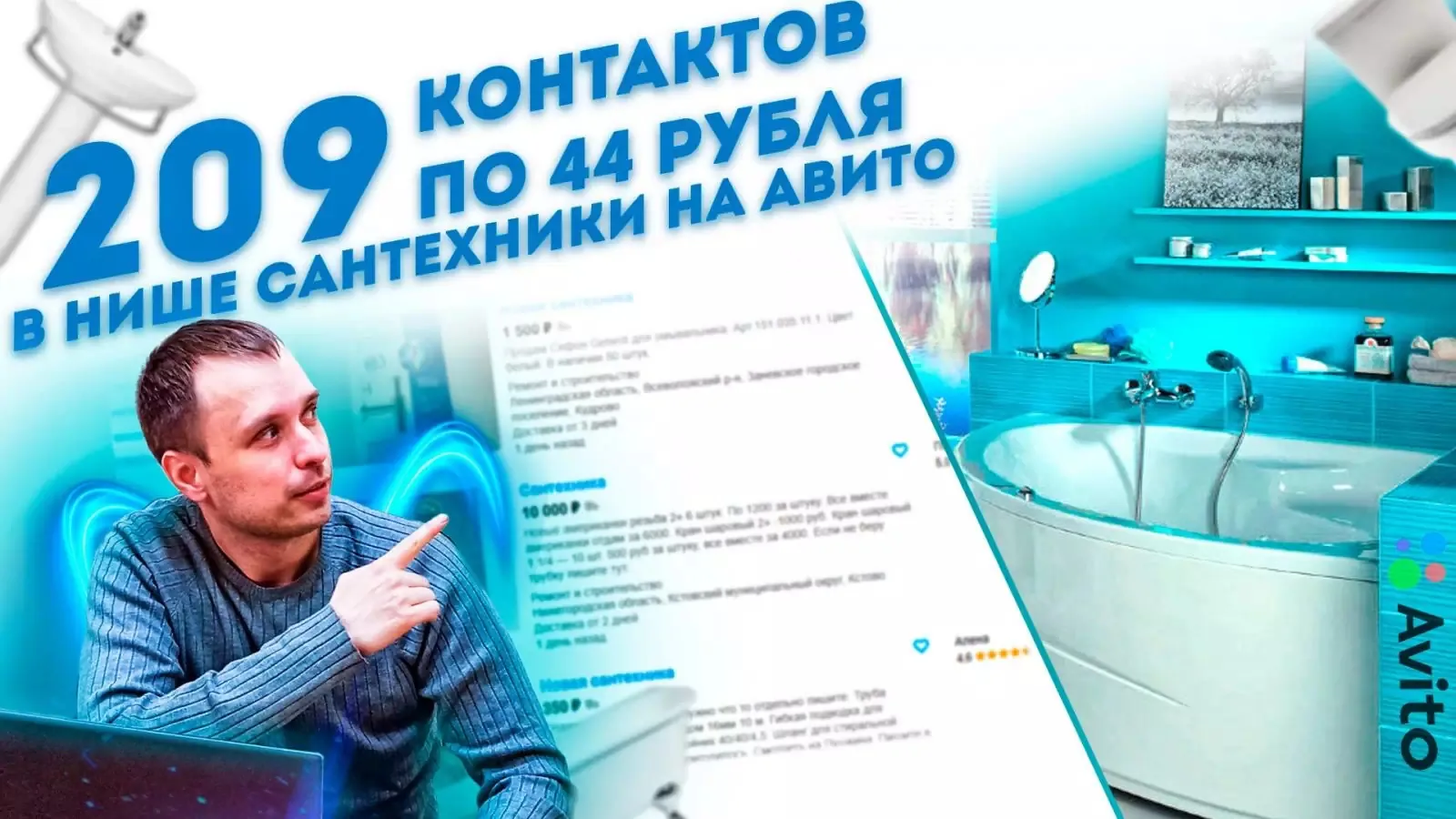 Превью кейса по привлечению лидов в магазин сантехники